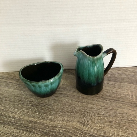 Vtg Blue Mountain Pottery Milk and Sugar - Picture 3 of 11